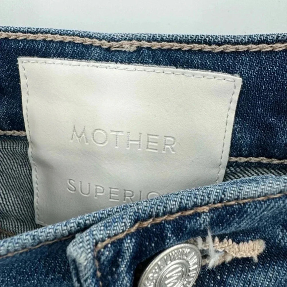 MOTHER The tomcat ankle cannonball jeans size 23 B2548 - Picture 4 of 7